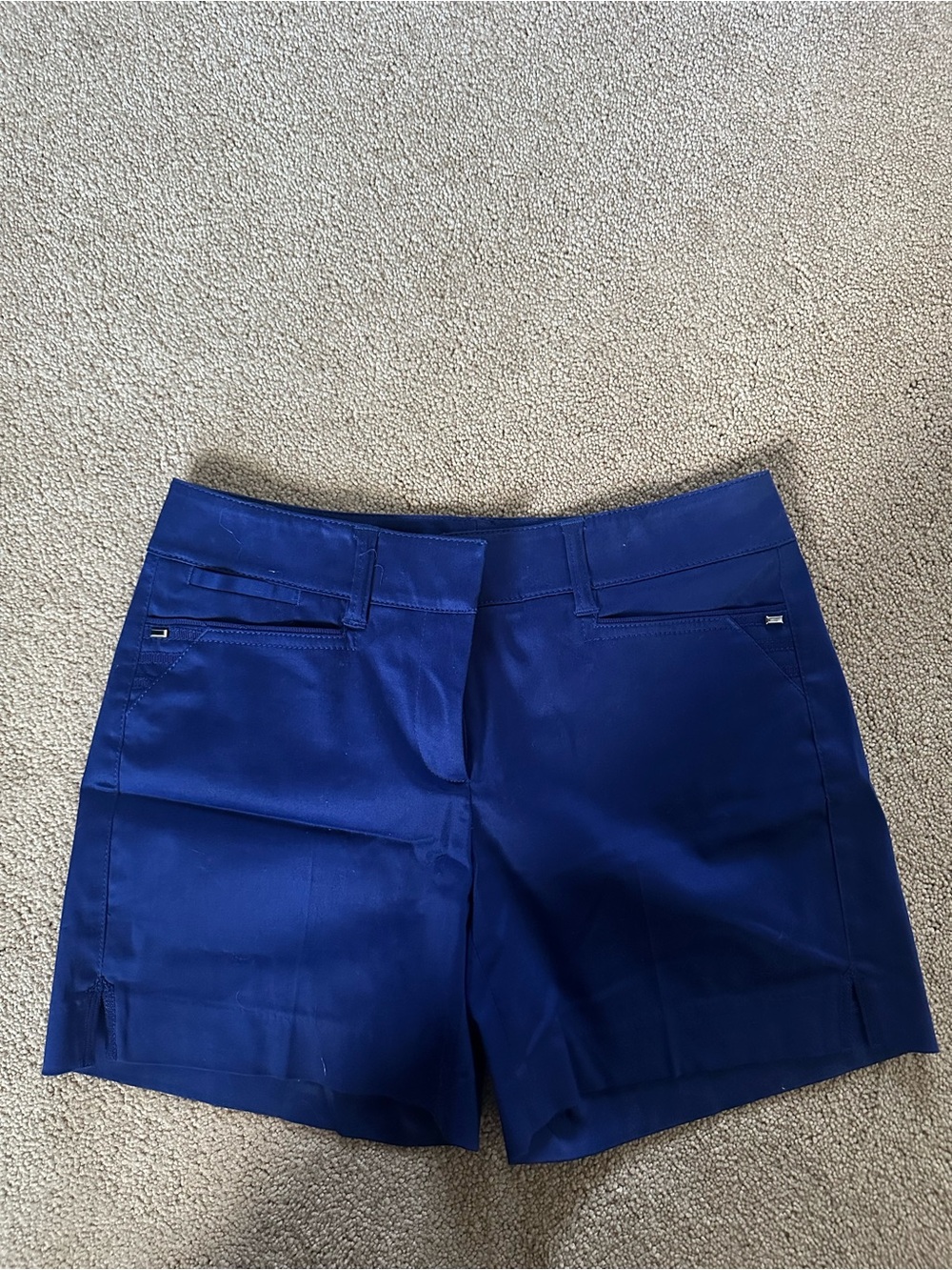 White House Black Market Sapphire Blue Tailored Shorts